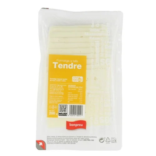 Queso fundido natural