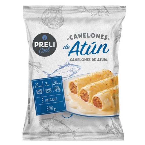 PRELI Canelons de tonyina amb beixamel