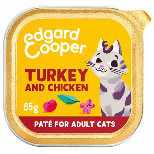 EDGARD & COOPER Menjar humit gall dindi i pollastre per a gat