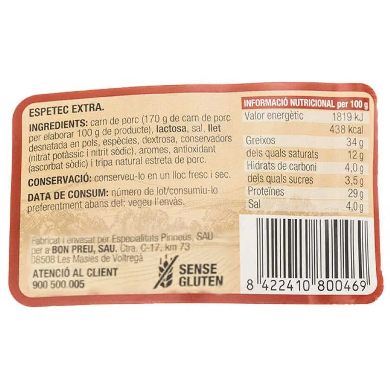 BONPREU Espetec extra