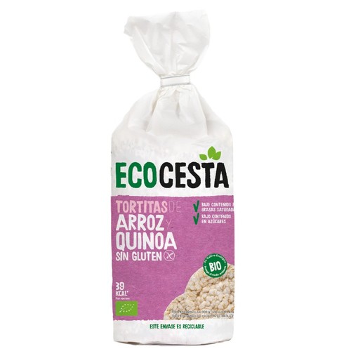 ECOCESTA Coquetes d'arròs i quinoa ecològiques