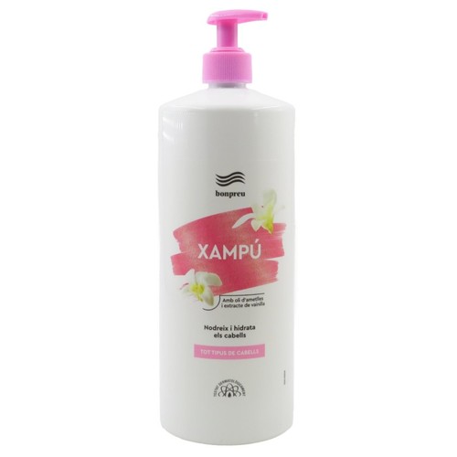 BONPREU Xampú amb oli d'ametlles i vainilla