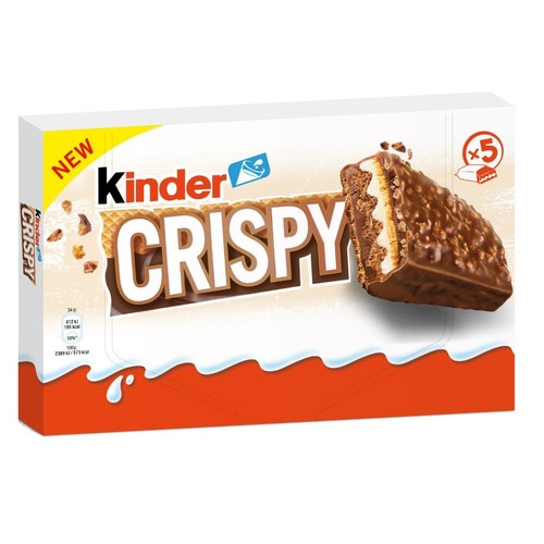 KINDER CRISPY Barretes farcides de xocolata cruixent