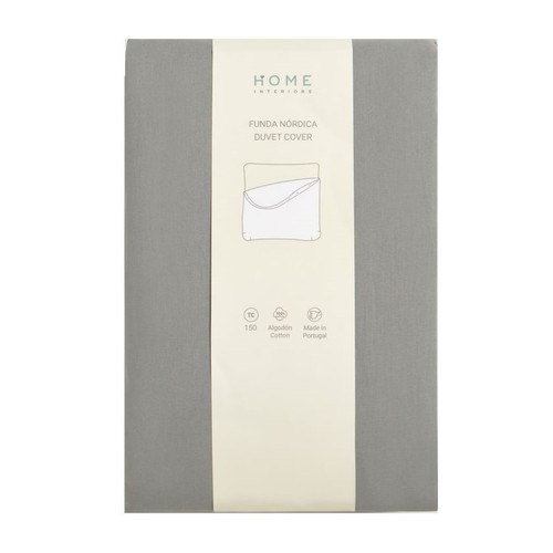 HOME INTERIORS Funda nòrdica Gris de 135cm