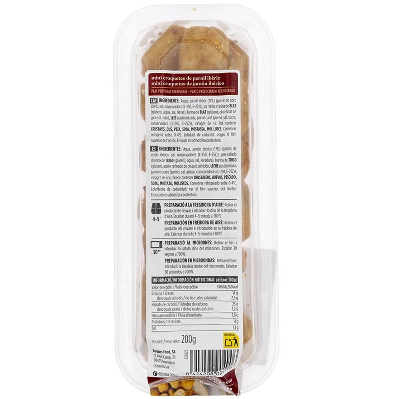 Mini croquetas de jamón ibérico