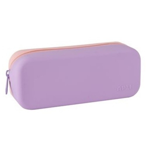 APLI Estoig silicona rosa/lila
