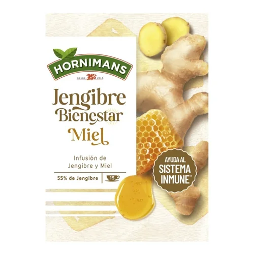Infusión de jengibre y arándanos