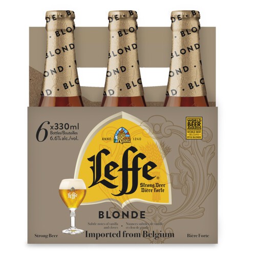 LEFFE Cervesa Belga 6x33 cl en ampolla