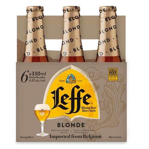 LEFFE Cervesa Belga 6x33 cl en ampolla