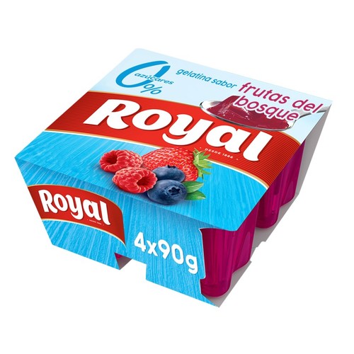 ROYAL Gelatina gust fruites del bosc 0% sucres