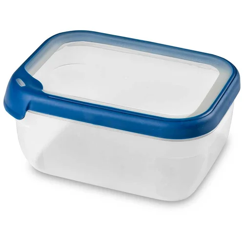 Recipiente hermético cuadrado azul 1,3L