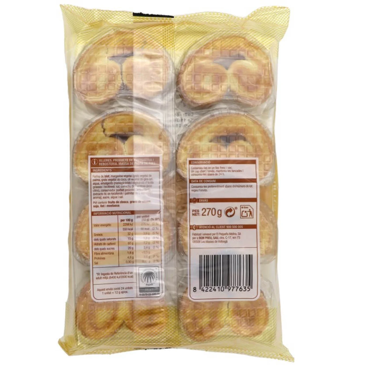 BONPREU Palmeras de hojaldre