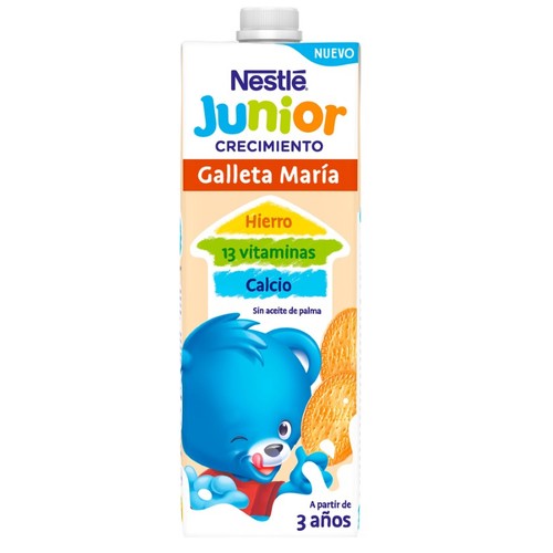NESTLÉ JUNIOR Llet creixement amb galeta Maria en cartró