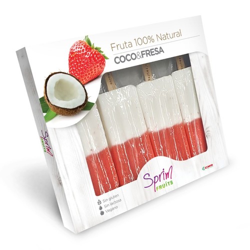 SPRIM Gelat de coco i maduixa