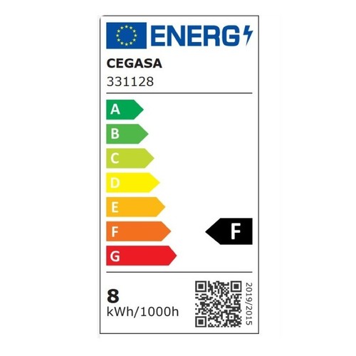 CEGASA Bombeta Led E14 llum càlida 8W-2.700K
