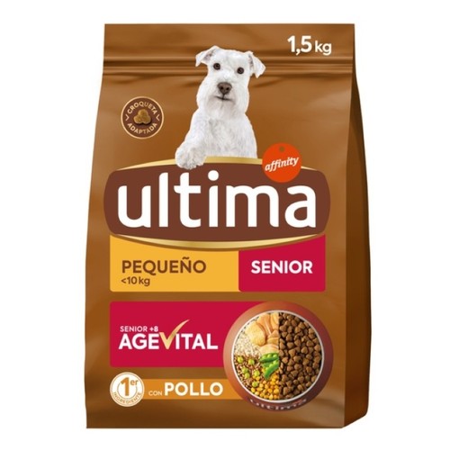 ULTIMA Menjar de pollastre per a gos petit sènior
