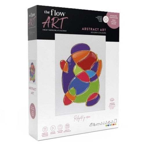FLOW ART Kit artistic abstracte colors