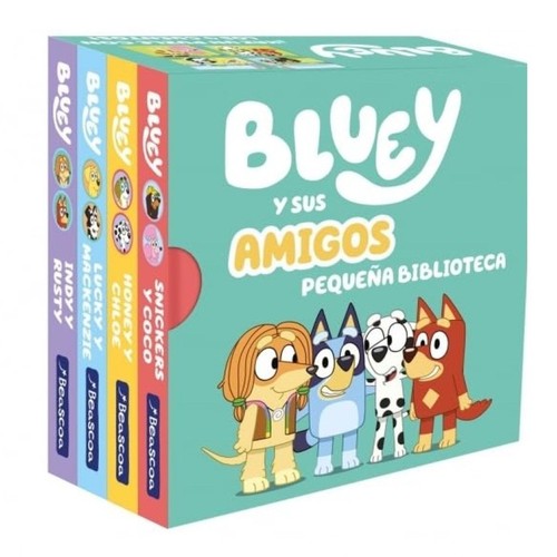 ED. BEASCOA Llibre Bluey y sus amigos. Pequeña biblioteca