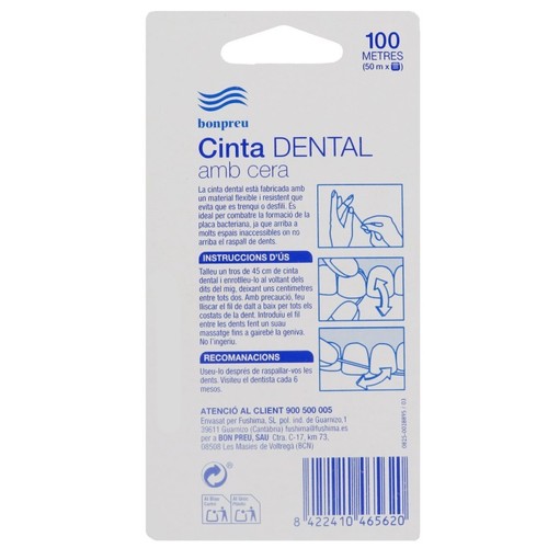 BONPREU Cinta dental amb cera