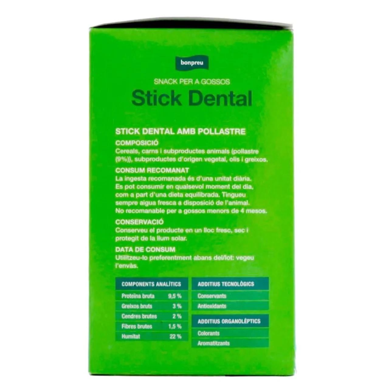 BONPREU Snack dental para perro de raza media