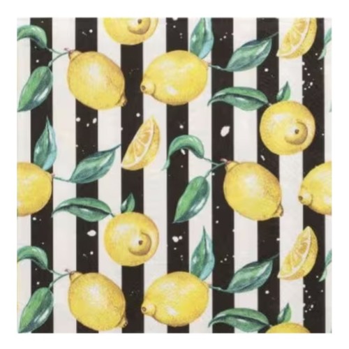PAPSTAR Tovallons de llimones Papstar 33x33cm