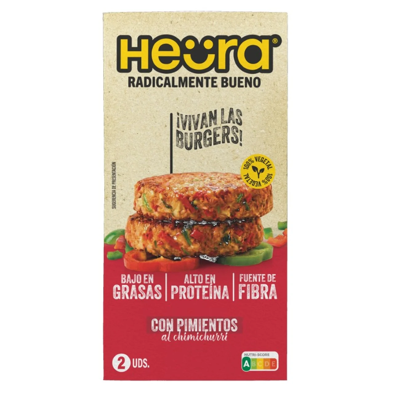 Burger de pimientos y chimichurri