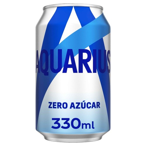 AQUARIUS Refresc sabor llimona zero sucre en llauna