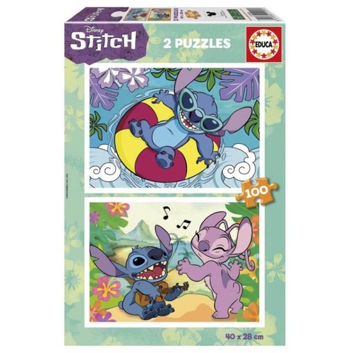 EDUCA Trencaclosques 2x100 pcs Stitch