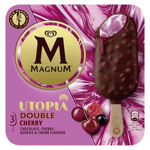 MAGNUM Gelat bombó doble cirera Utopia