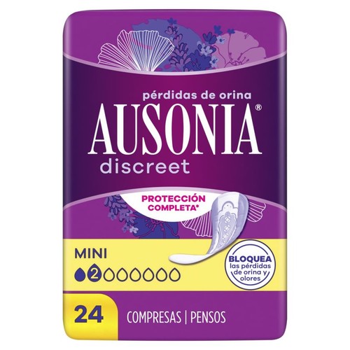 AUSONIA DISCREET Compresa mini per a incontinència