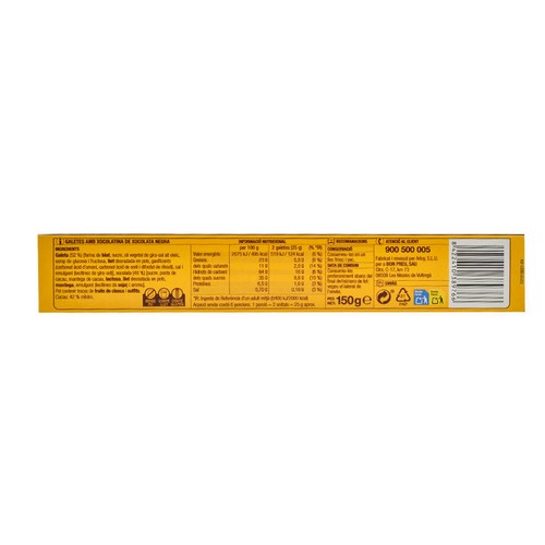 BONPREU Galetes amb xocolata negra