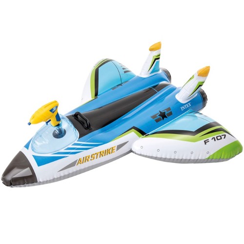 INTEX Inflable Gun Plane ride-on