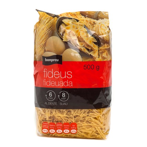 BONPREU Fideus per fideuada