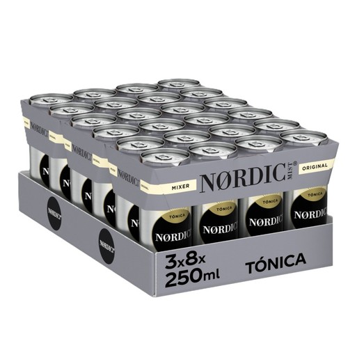 NORDIC MIST Refresc tònica Zero 24 x 250 ml en llauna