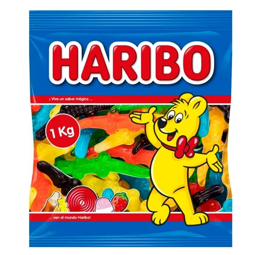 HARIBO Caramelos de goma Funky Mix en envase XXL