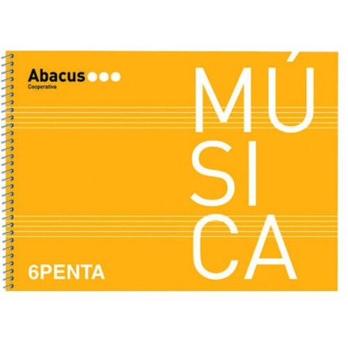 ABACUS Llibreta de música 6 pentagrames
