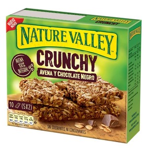 Barritas de avena y chocolate Crunchy