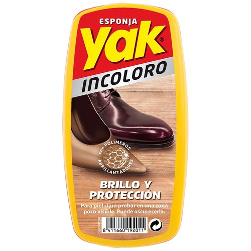 YAK Esponja netejasabates incolora
