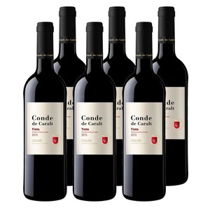 CONDE DE CARALT Caixa de vi negre DO Catalunya Km0