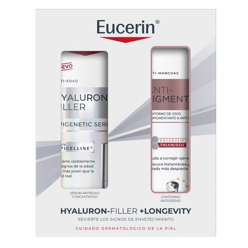 EUCERIN Estoig facial Hyaluron Filler i Epigenetic Serum