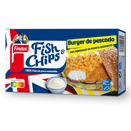FINDUS Burger de peix