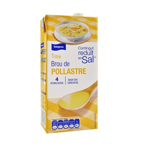 Imagen de BONPREU Brou de pollastre reduït en sal
