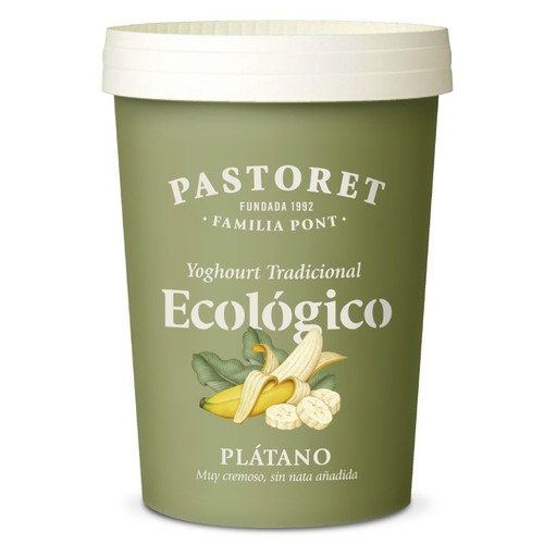 EL PASTORET Iogurt artesà amb plàtan ecològic