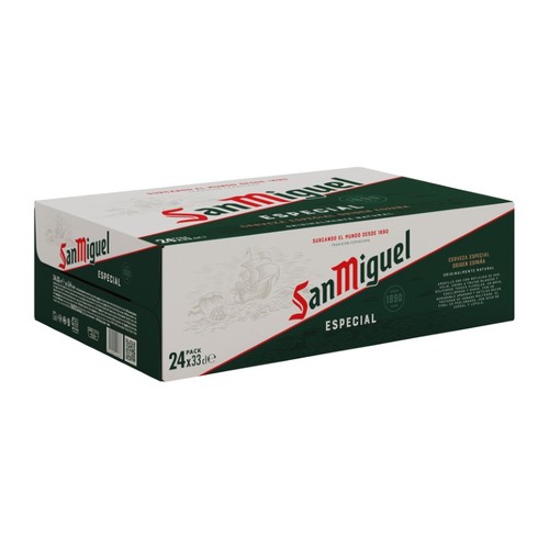 SAN MIGUEL Cervesa especial 24 x 33 cl en llauna