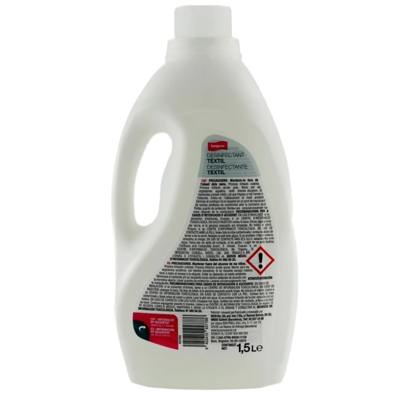 BONPREU Desinfectante textil sin lejía