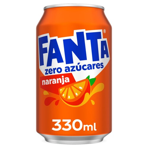 FANTA Refresc de taronja zero en llauna