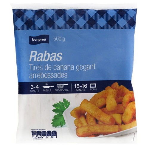 BONPREU Rabas de canana gegant arrebossades