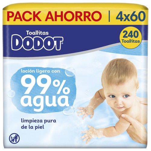 DODOT Tovalloletes humides infantils 99% aigua
