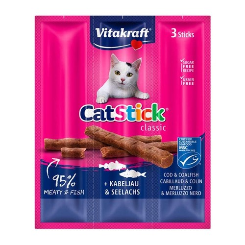VITAKRAFT Snack amb bacallà i tonyina per a gat
