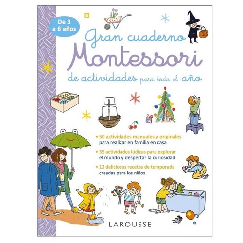 ED. LAROUSSE Gran cuaderno Montessori de actividades para todo el año